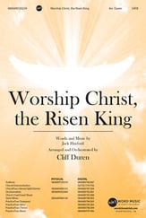 Worship Christ, the Risen King SATB choral sheet music cover